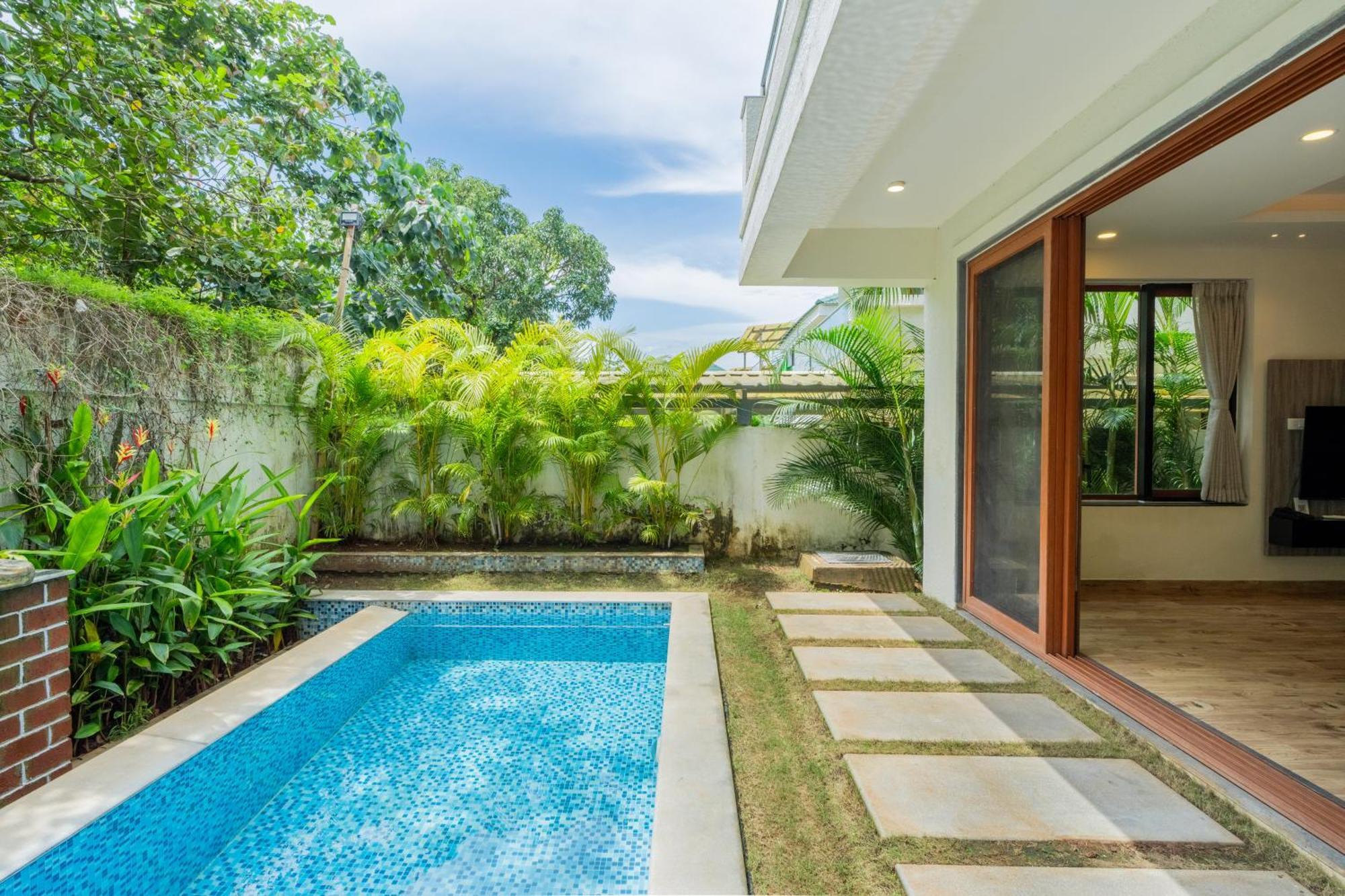 Elivaas 3 Bhk Pvt Pool & Bar - Villa Valerie Oxel 外观 照片