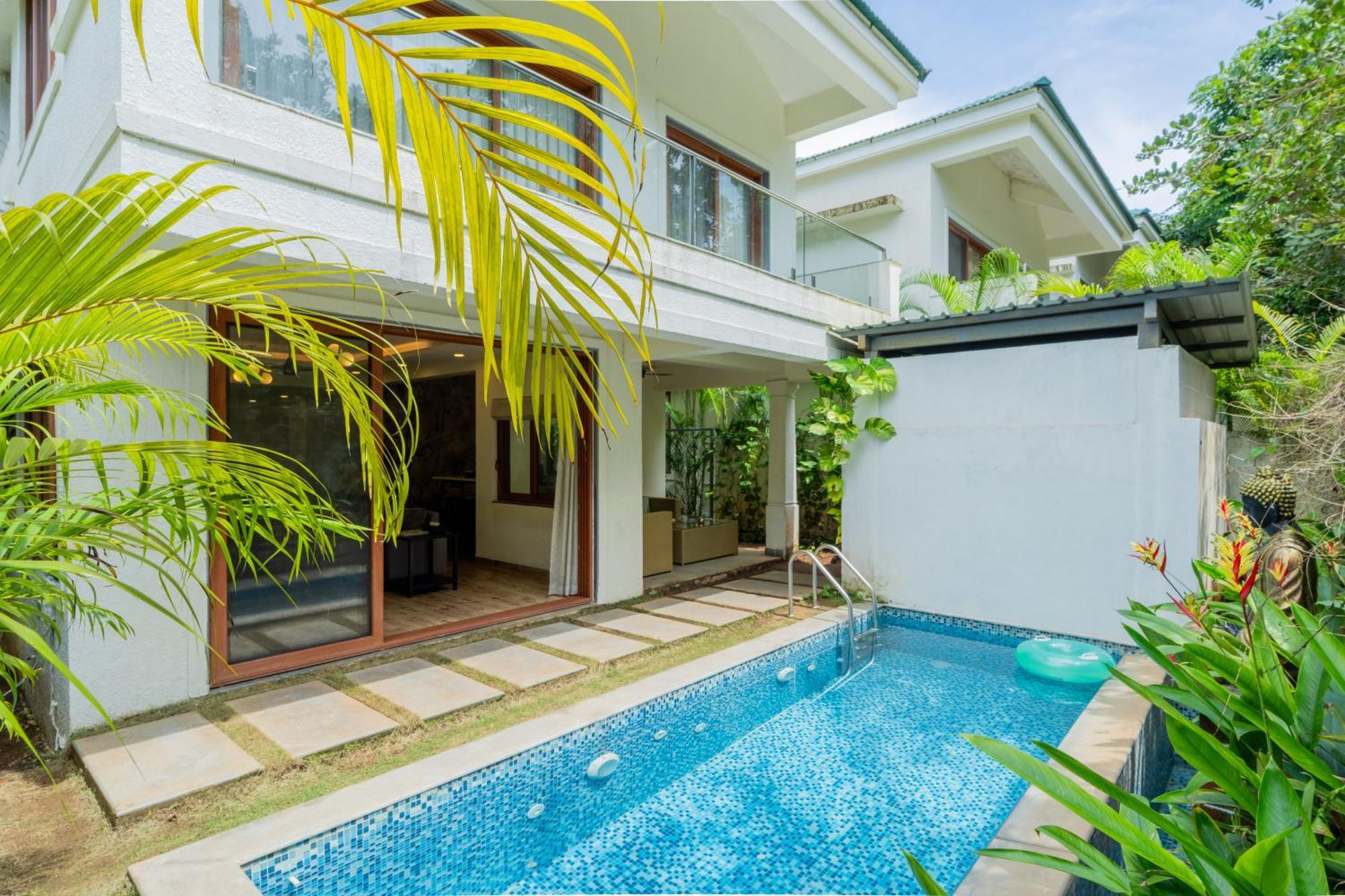 Elivaas 3 Bhk Pvt Pool & Bar - Villa Valerie Oxel 外观 照片