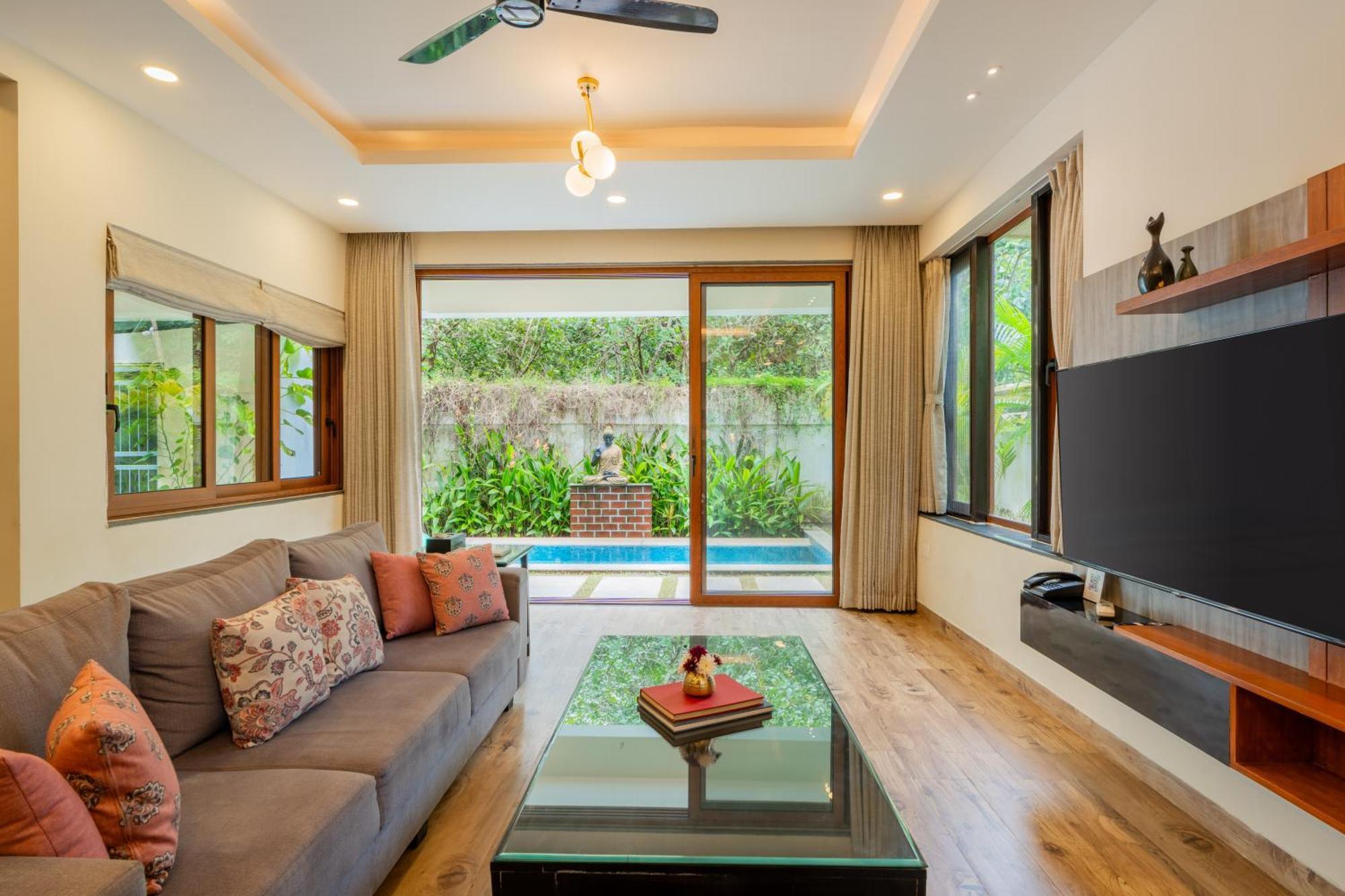 Elivaas 3 Bhk Pvt Pool & Bar - Villa Valerie Oxel 外观 照片