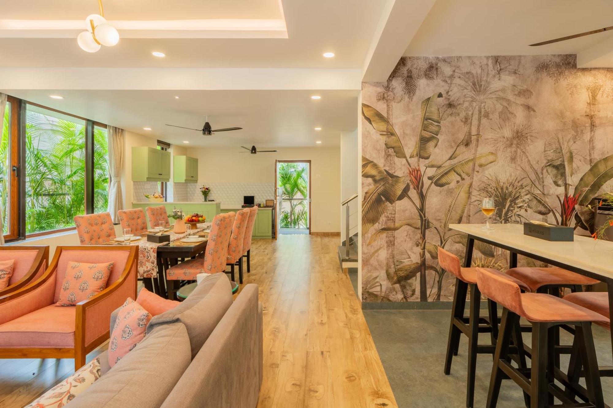 Elivaas 3 Bhk Pvt Pool & Bar - Villa Valerie Oxel 外观 照片