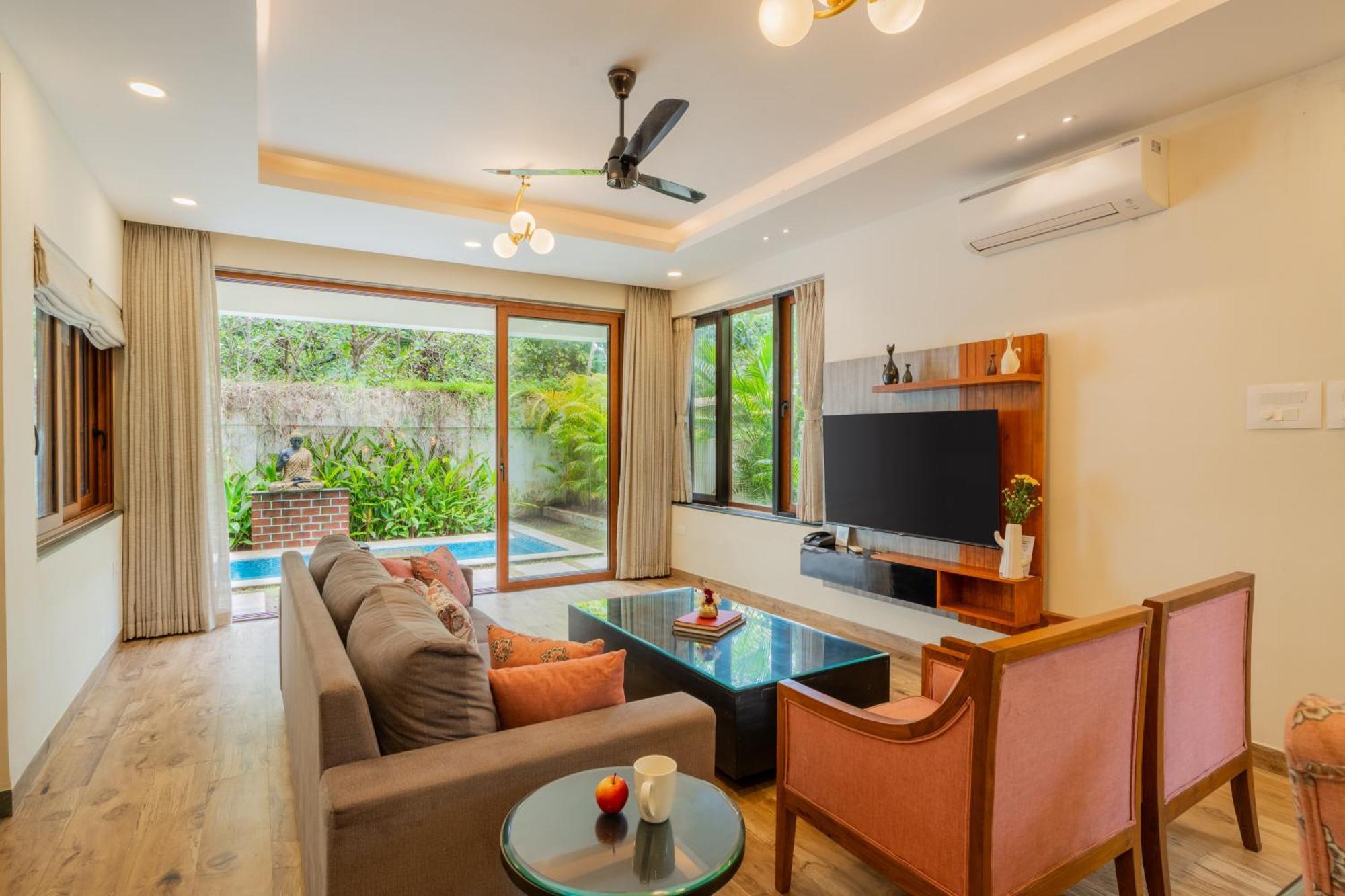 Elivaas 3 Bhk Pvt Pool & Bar - Villa Valerie Oxel 外观 照片