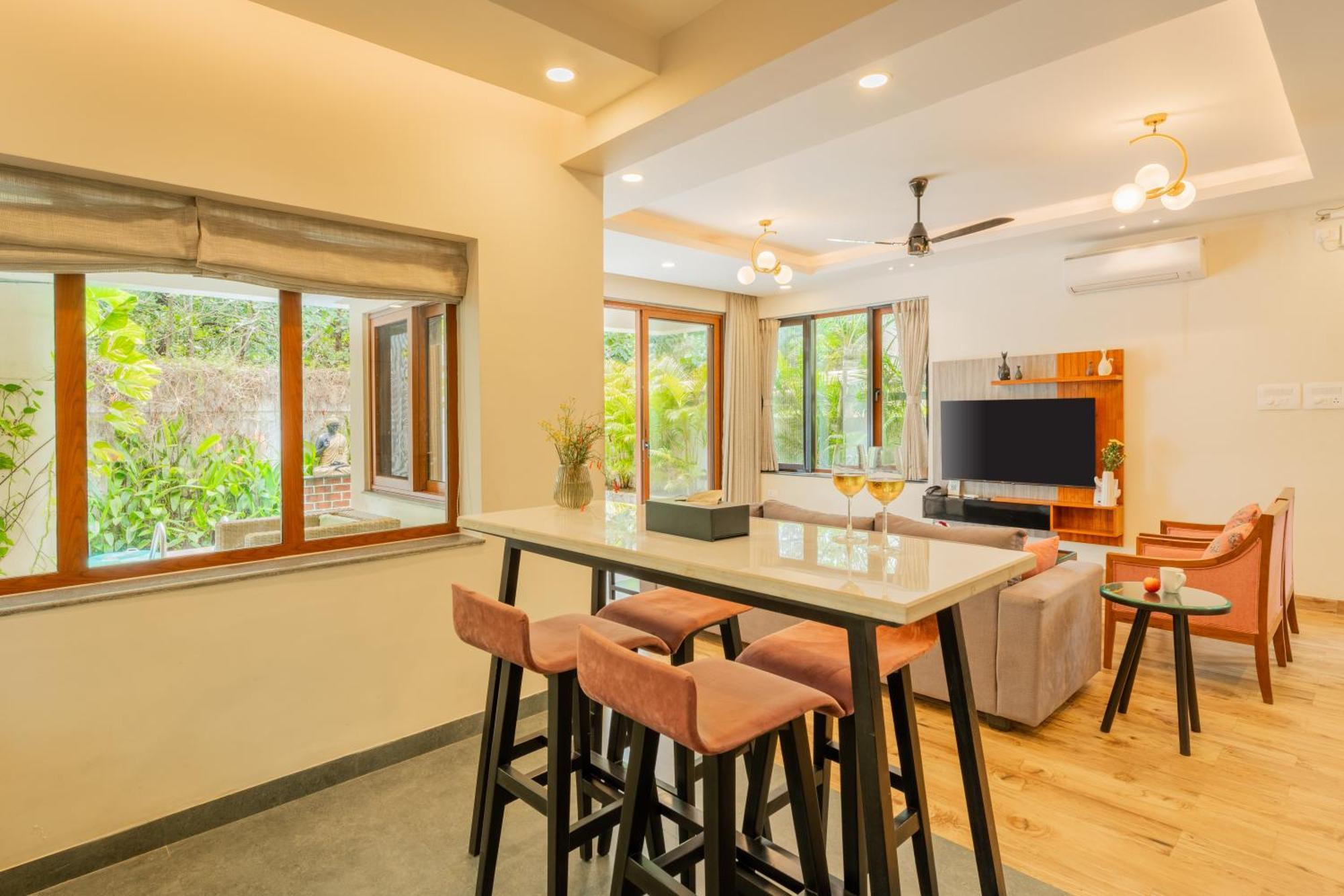 Elivaas 3 Bhk Pvt Pool & Bar - Villa Valerie Oxel 外观 照片