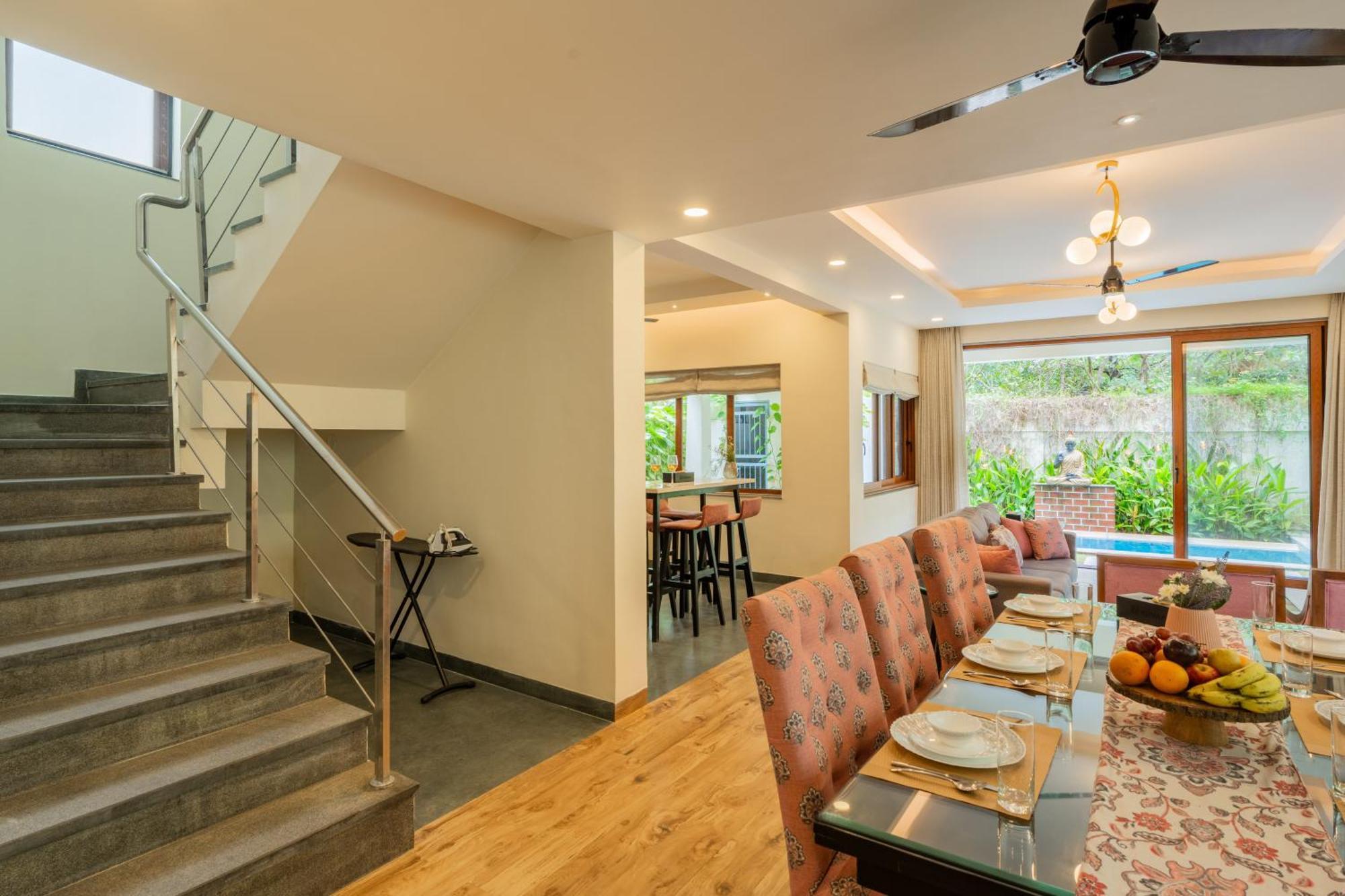 Elivaas 3 Bhk Pvt Pool & Bar - Villa Valerie Oxel 外观 照片