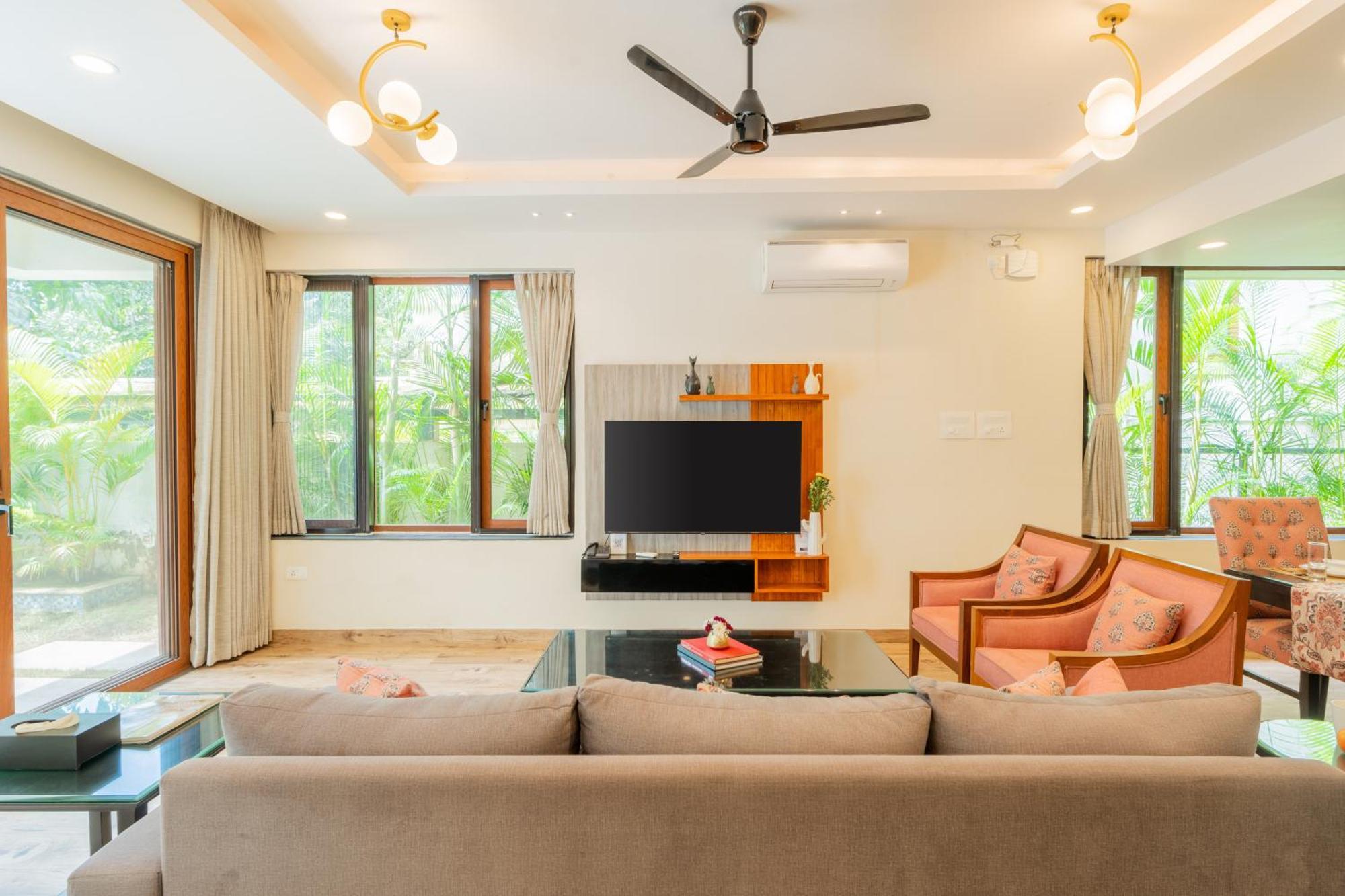 Elivaas 3 Bhk Pvt Pool & Bar - Villa Valerie Oxel 外观 照片