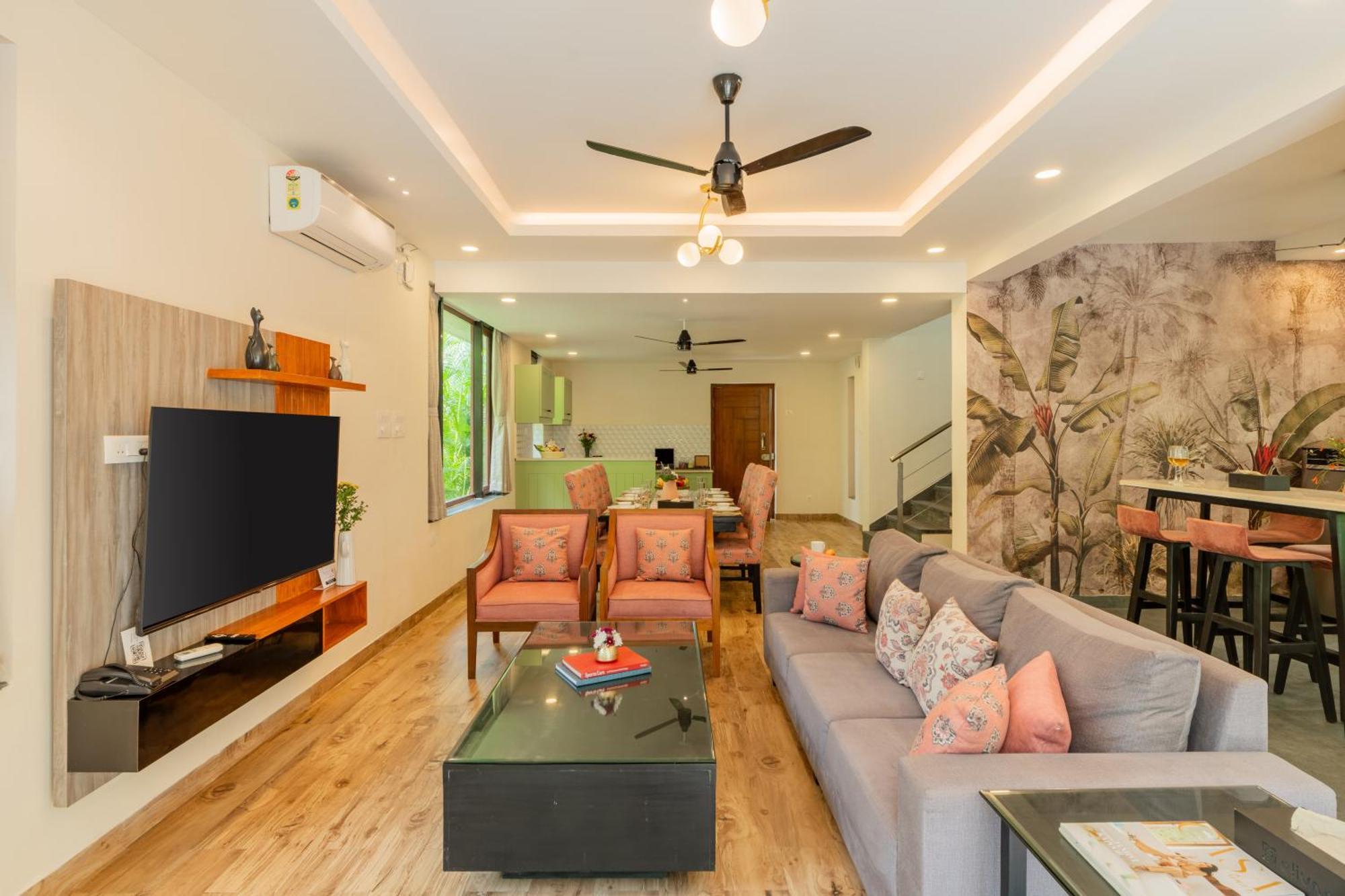 Elivaas 3 Bhk Pvt Pool & Bar - Villa Valerie Oxel 外观 照片