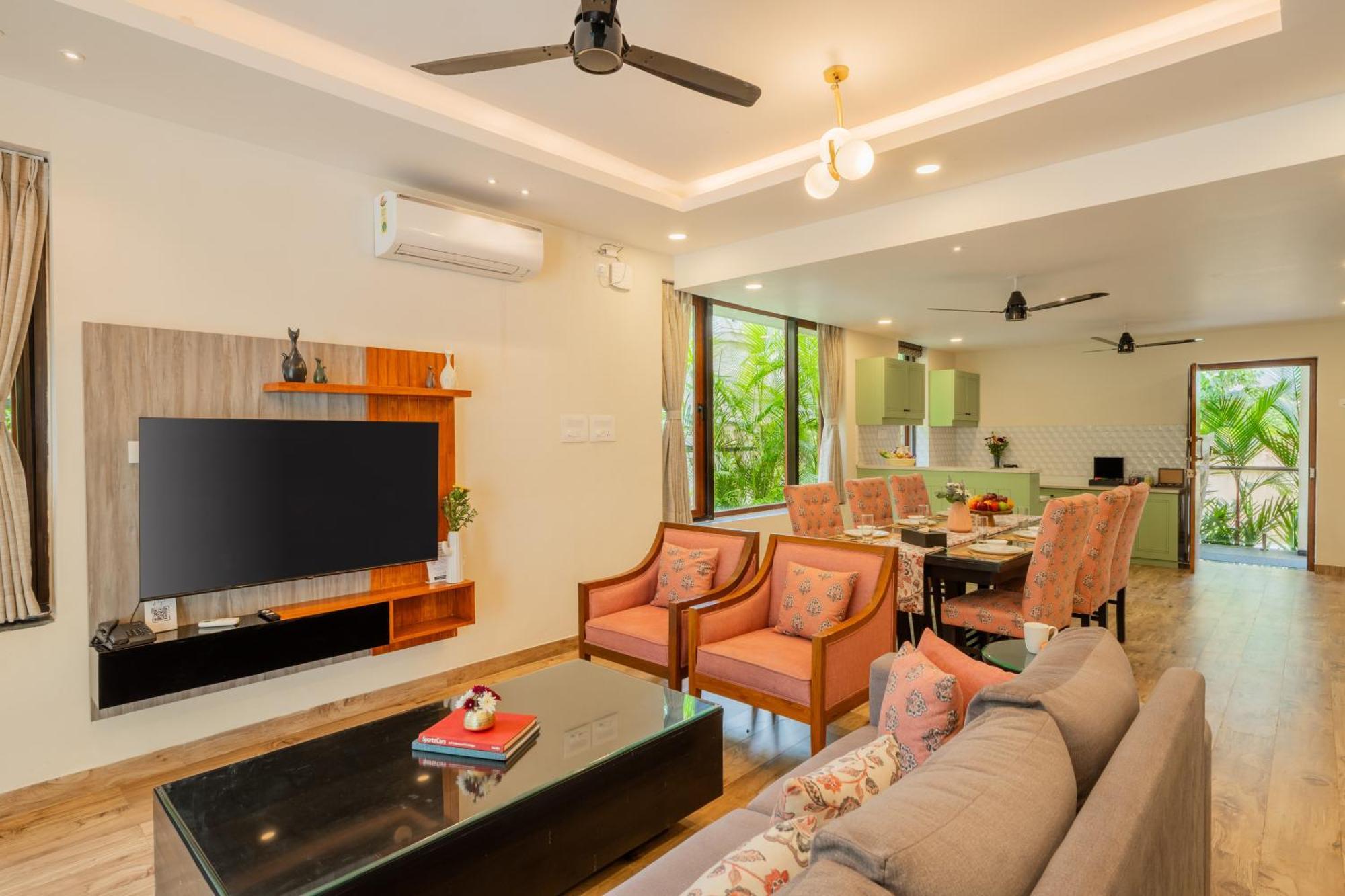 Elivaas 3 Bhk Pvt Pool & Bar - Villa Valerie Oxel 外观 照片