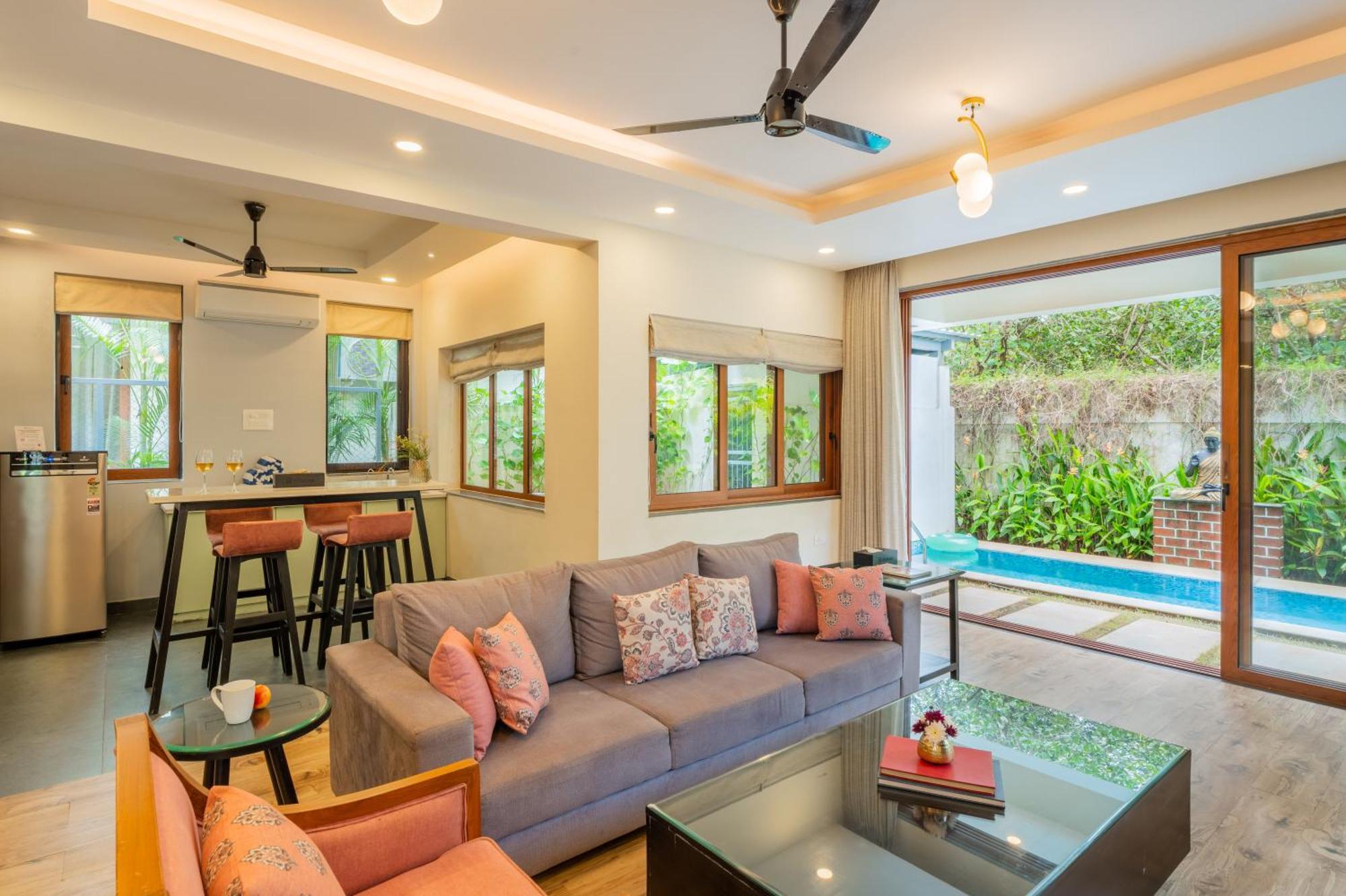 Elivaas 3 Bhk Pvt Pool & Bar - Villa Valerie Oxel 外观 照片